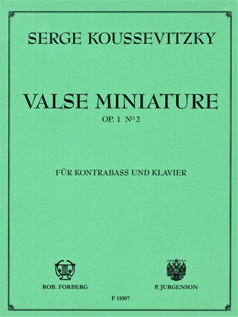 Valse miniature, op. 1,2